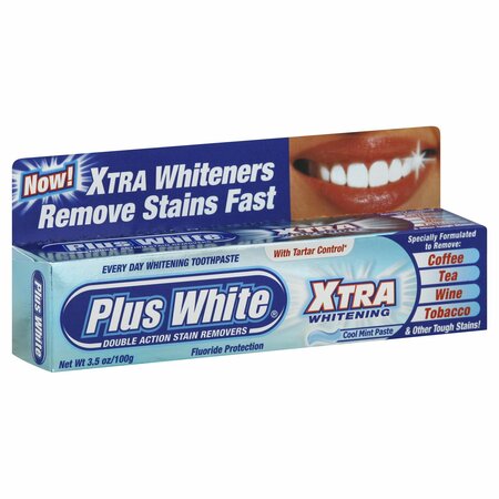 PLUS WHITE Xtra Whitening Cool Mint Gel Toothpaste 3.5z 103853